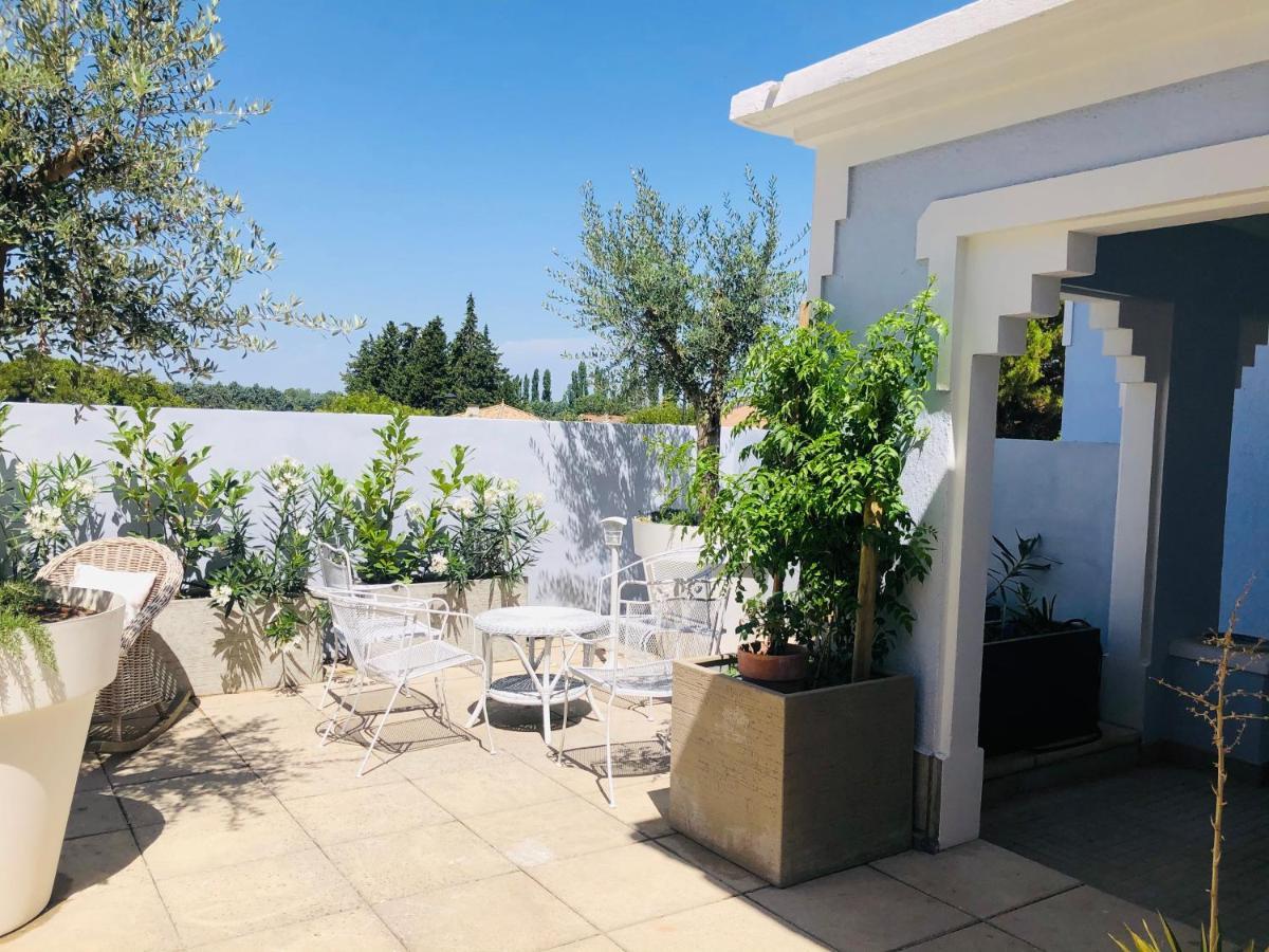 Une Maison Bleue Villa Piolenc Buitenkant foto